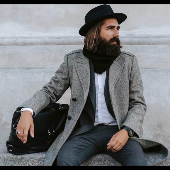 🎃NWT Navy Blue wool fedora - Picture 3 of 7